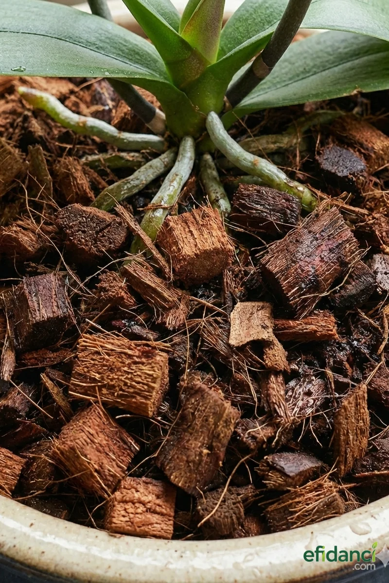 Orkide Dikim Harcı / Orkidelere Özel Lifli Hindistan Cevizi Kabuğu - 1 litre